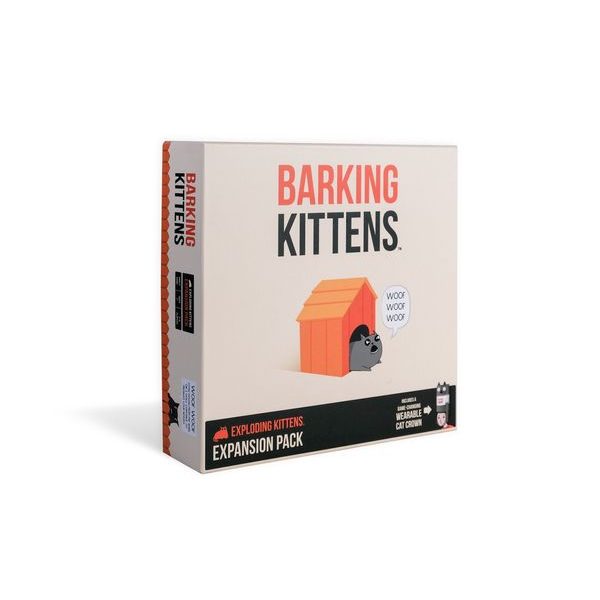 Exploding Kittens: Barking Kittens - Expansion Pack (poškozený obal)