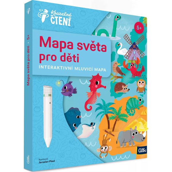 Kouzelné čtení: Mapa světa pro děti