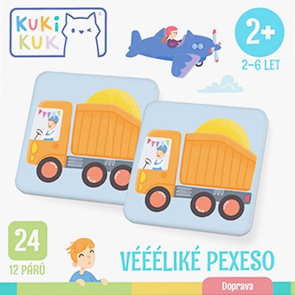 KukiKuk - Véééliké Pexeso: Doprava