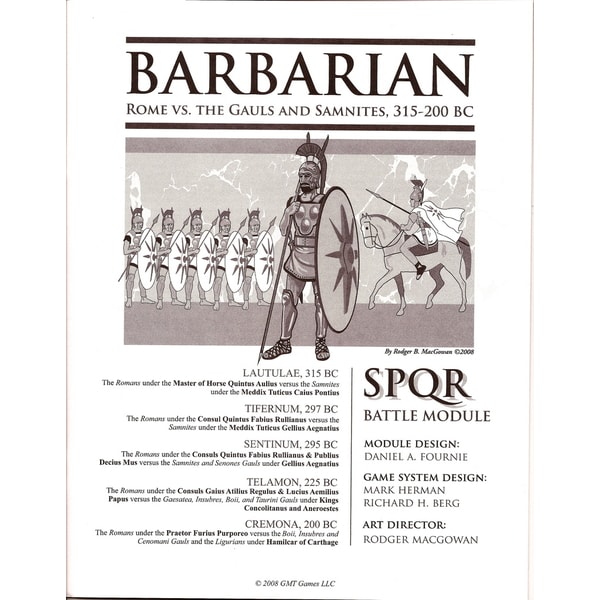 Barbarian: SPQR Module