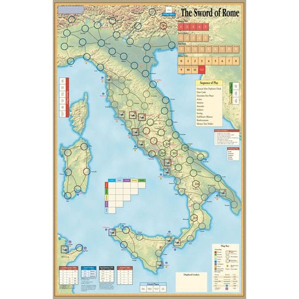 Sword of Rome: Deluxe mapa