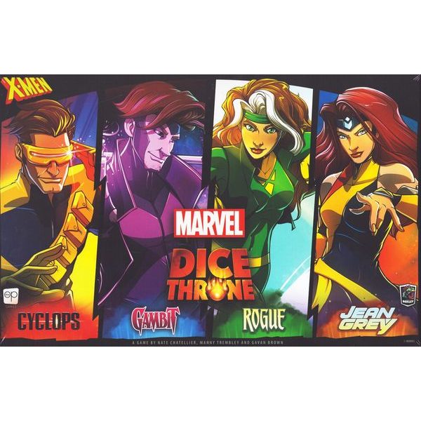 Marvel Dice Throne X-Men: Cyclops, Gambit, Rogue, Jean Grey