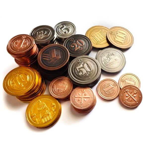 World Order - kovové mince (metal coins)