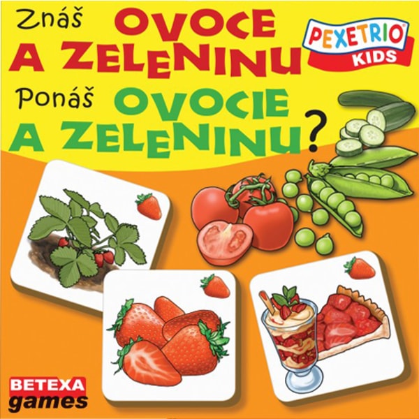 Pexetrio: Ovoce a zelenina | SVĚT-HER.CZ | Společenské deskové hry - Hrajte  si!