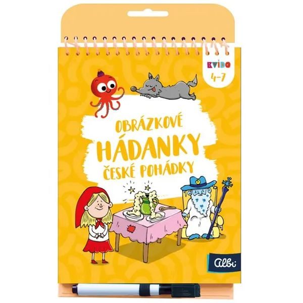 Kvído: Obrázkové hádanky na cesty - České pohádky
