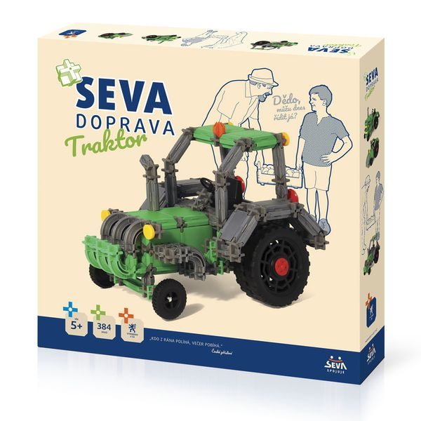 Stavebnice SEVA Doprava: Traktor