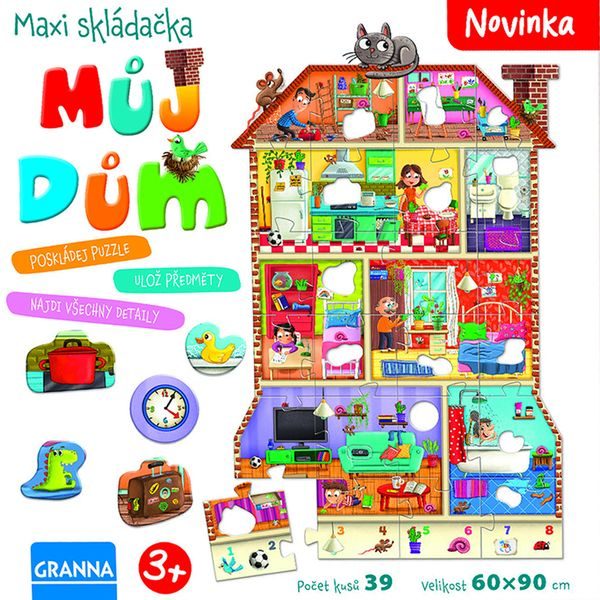 Puzzle Můj dům 39d