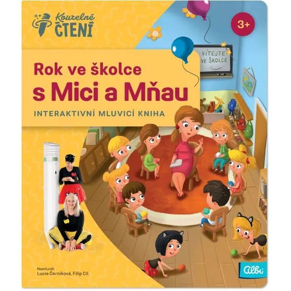 Kouzelné čtení: Rok ve školce s Mici a Mňau (kniha)
