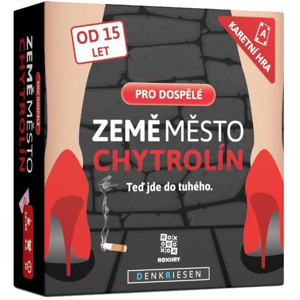 Země město chytrolín: Pro dospělé - Karetní hra