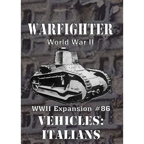 Warfighter WWII - Vehicles: Italians