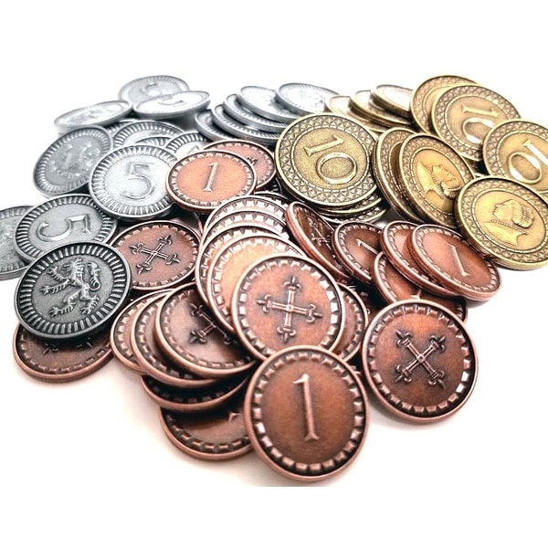 Clans of Caledonia - sada kovových mincí