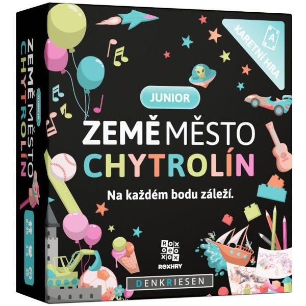 Země město chytrolín: Junior - Karetní hra