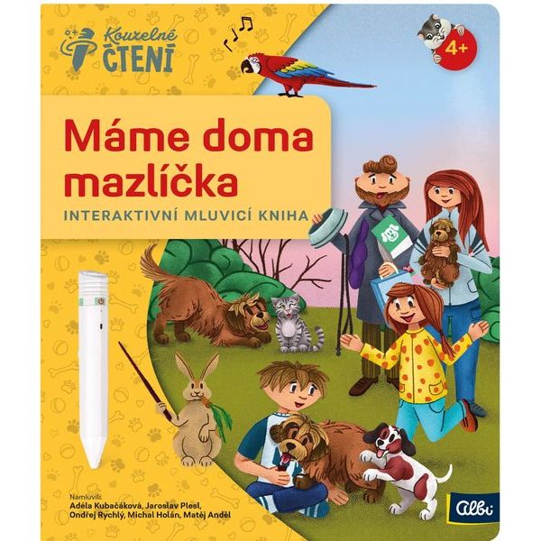 Kouzelné čtení: Máme doma mazlíčka (kniha)