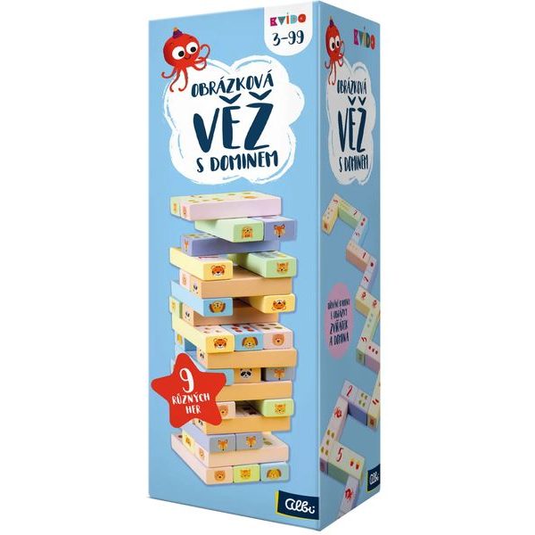 Obrázková věž s dominem