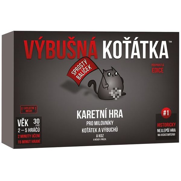 Výbušná koťátka: Přisprostlá edice (černá krabička)