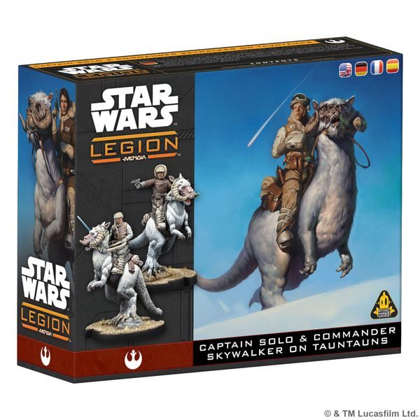 Star Wars: Legion - Captain Solo & Commander Skywalker on Tauntauns