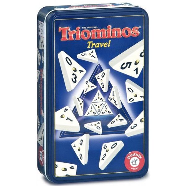 Triominos travel - plechová krabice