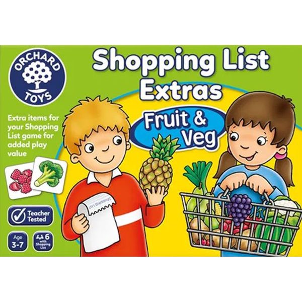Nákupní seznam - ovoce, zelenina (Shopping List - Fruit, Veg)