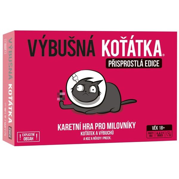 Výbušná koťátka: Přisprostlá edice (růžová krabička)