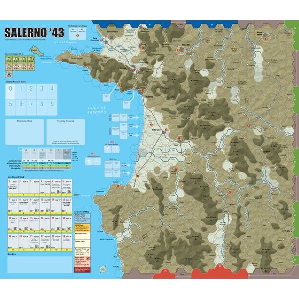 Salerno '43 - pevná herní mapa