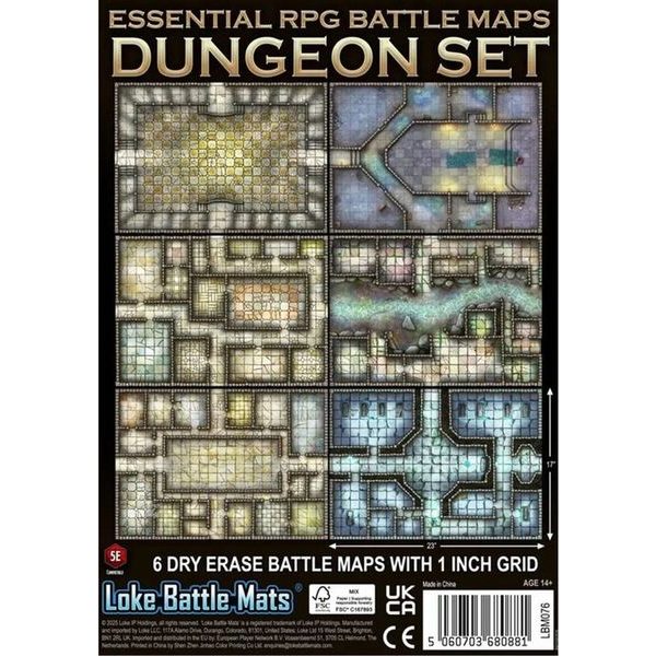 Loke Battle Mats - Dungeon Set