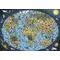 Puzzle Kreslená mapa světa 1000d