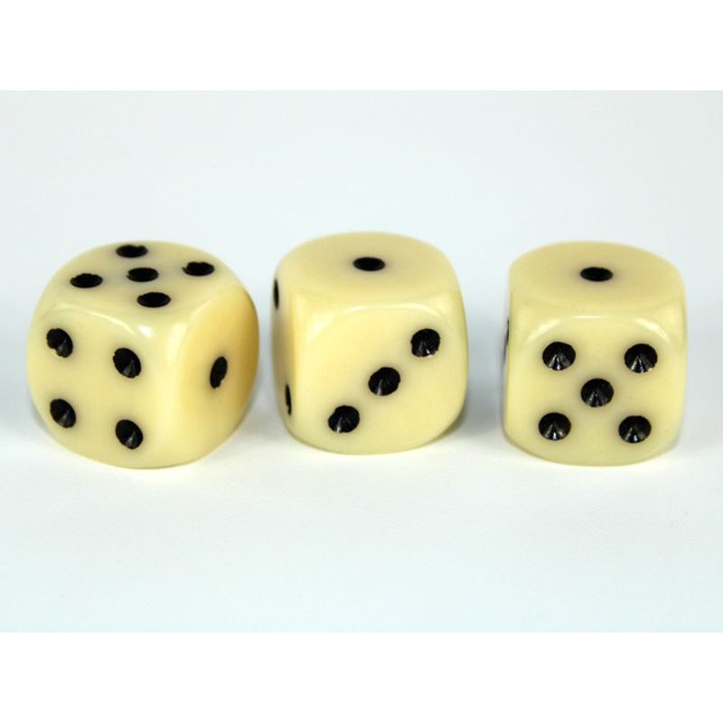 Kostka 6 stran, 16mm jednobarevná