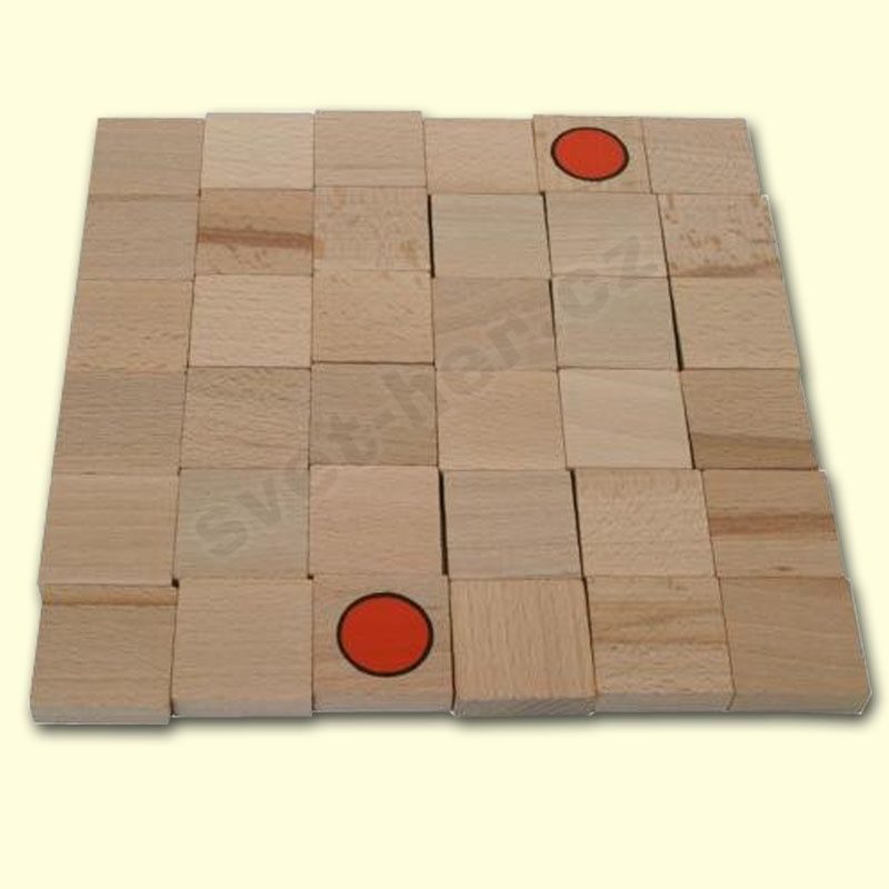 Pexeso Geometrické tvary - dřevěné