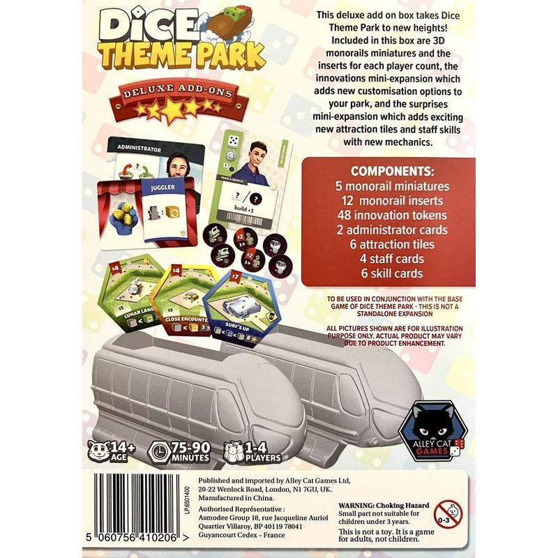 Dice Theme Park - Deluxe Add-ons