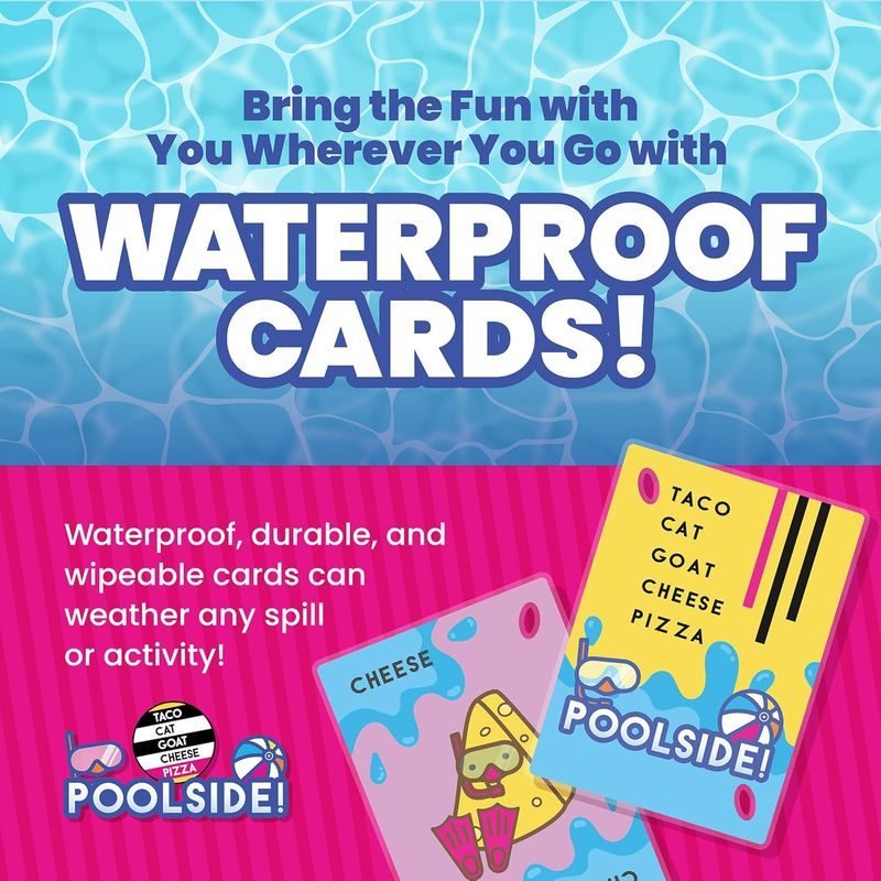 Taco Cat Goat Cheese Pizza: Waterproof!