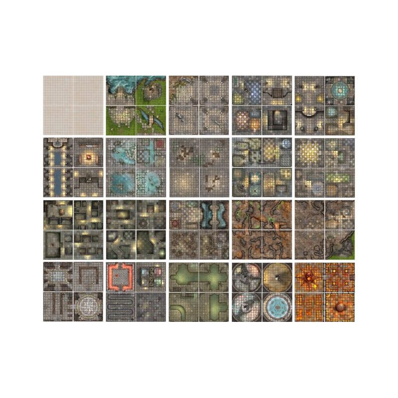 The Dungeon Books of Battle Mats
