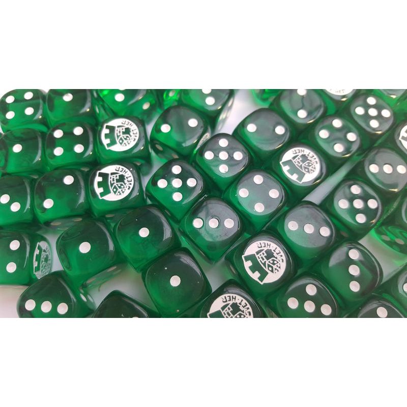 Kostka Svět her 6 stran 16mm průhledná