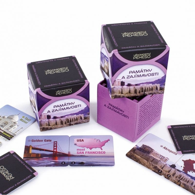 Vědomostní pexeso: Památky a zajímavosti