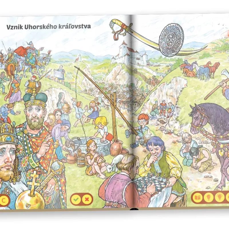 Kouzelné čtení: Hravé slovenské dejiny (SK kniha)