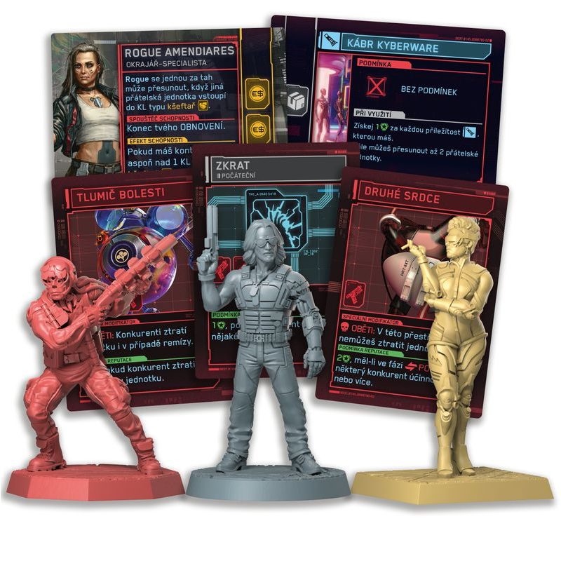 Cyberpunk 2077: Gangy Night City Desková hra