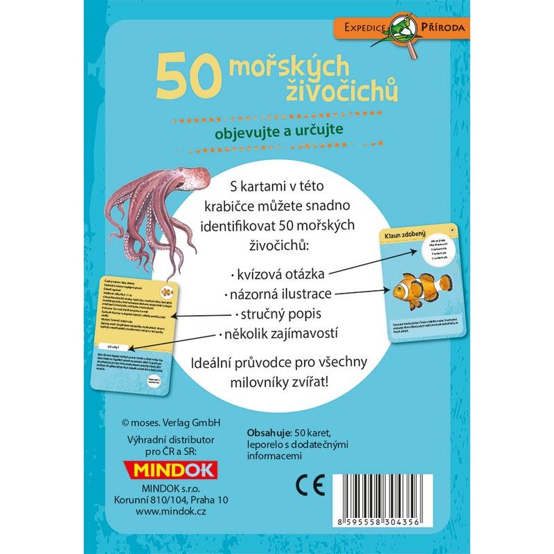 50 mořských živočichů