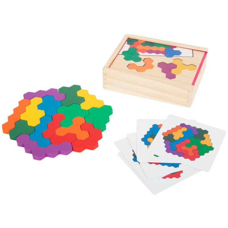 Logická mozaika - dřevěná