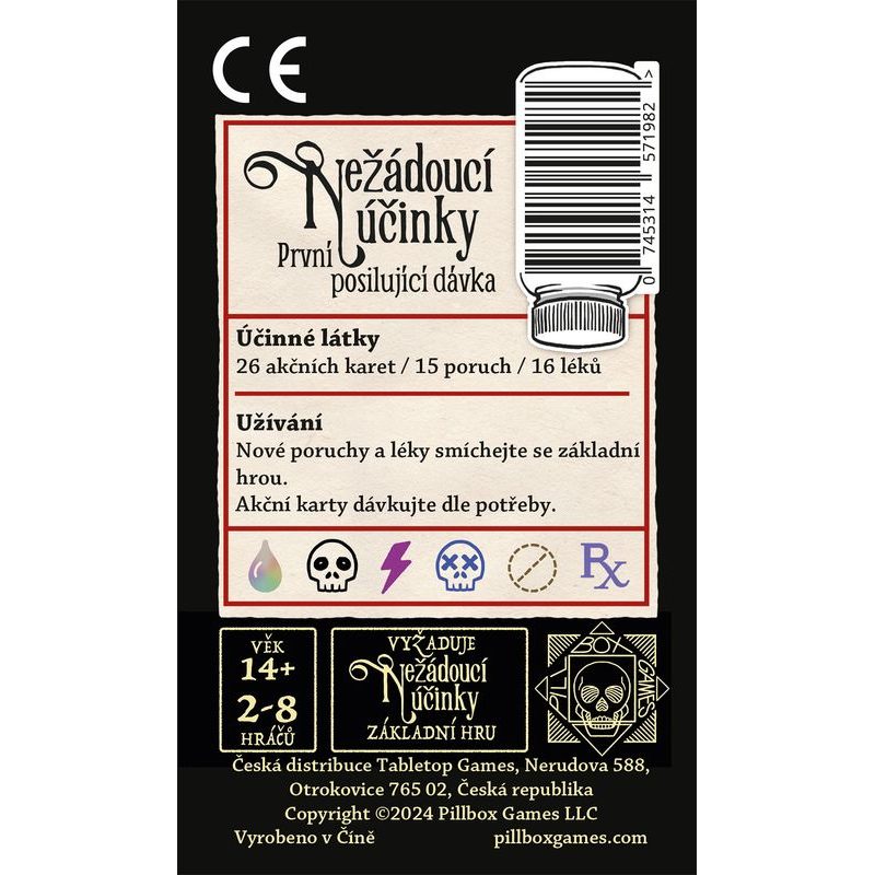 Nežádoucí účinky - Posilující dávka