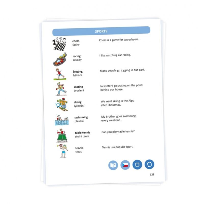 Kouzelné čtení: Anglický obrázkový slovník (kniha)