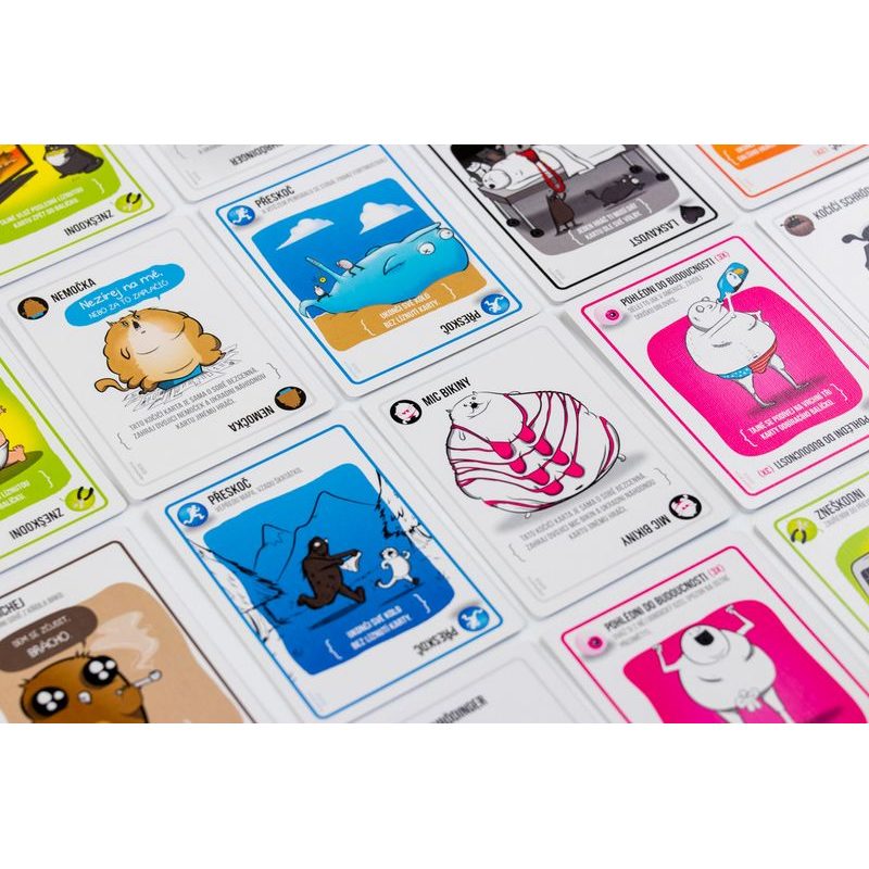 Výbušná koťátka: Přisprostlá edice (růžová krabička)