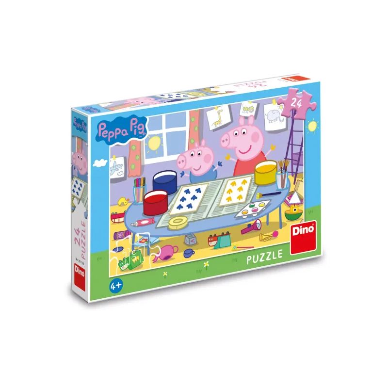 Puzzle Peppa Pig: Výtvarník 24d