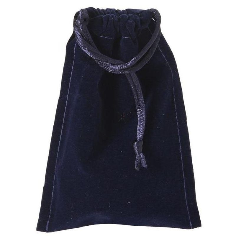 Sáček sametový střední - modrý