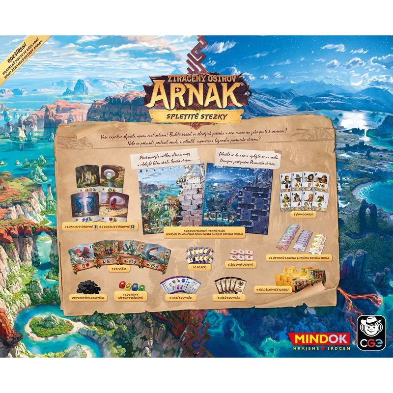Ztracený ostrov Arnak - Spletité stezky
