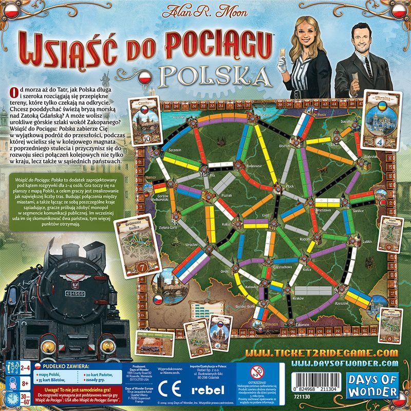 Ticket to Ride: Polsko (EN pravidla)