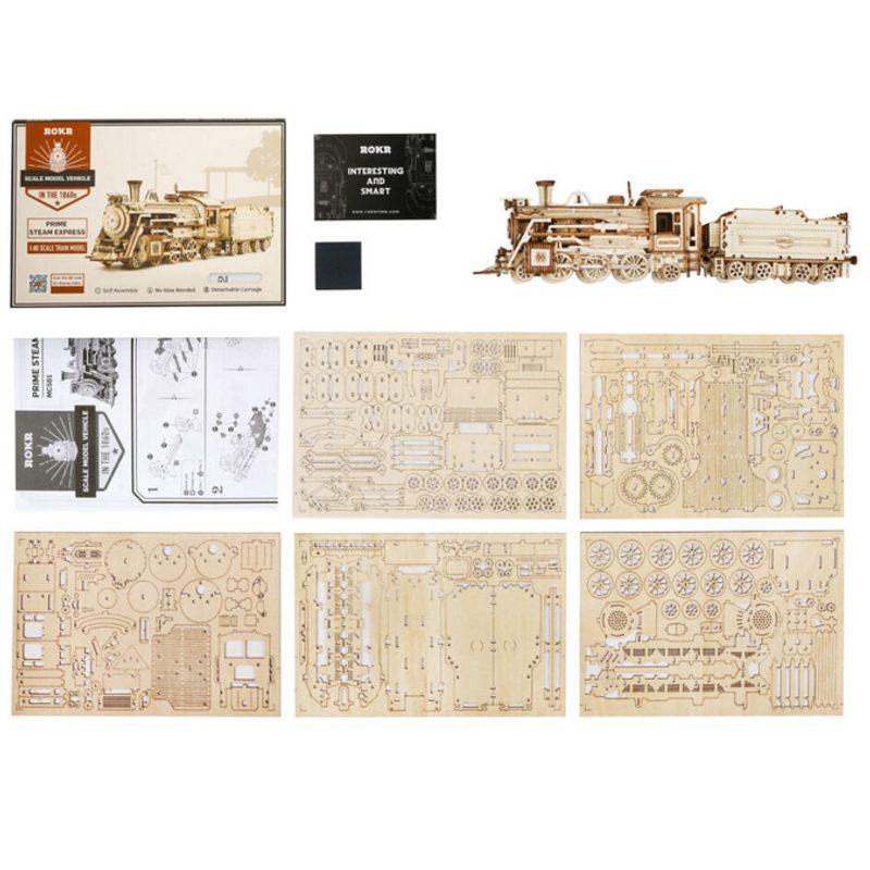 3D Puzzle Parní lokomotiva 308d