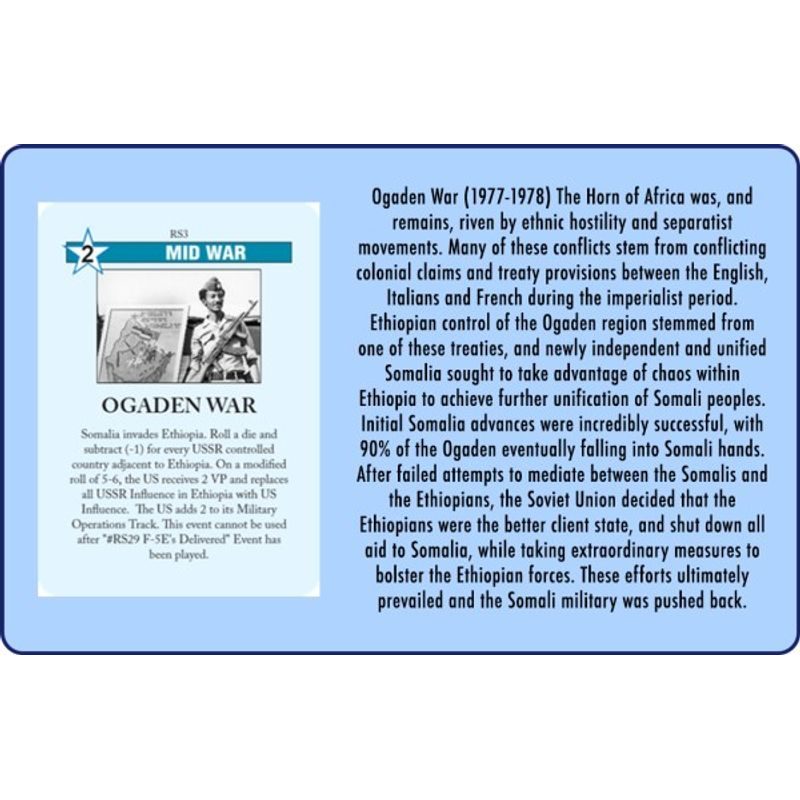 Twilight Struggle Red Sea: Conflict in the Horn of Africa