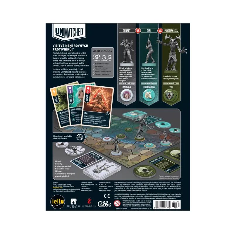 Unmatched Zaklínač: Stříbro a ocel