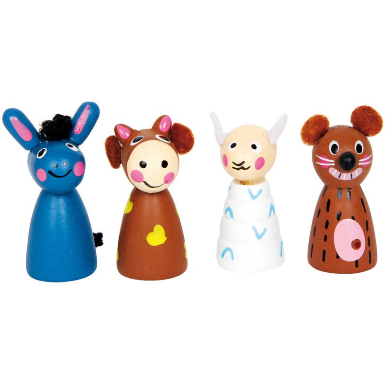 Člověče, nezlob se! - dřevěné se zvířátky