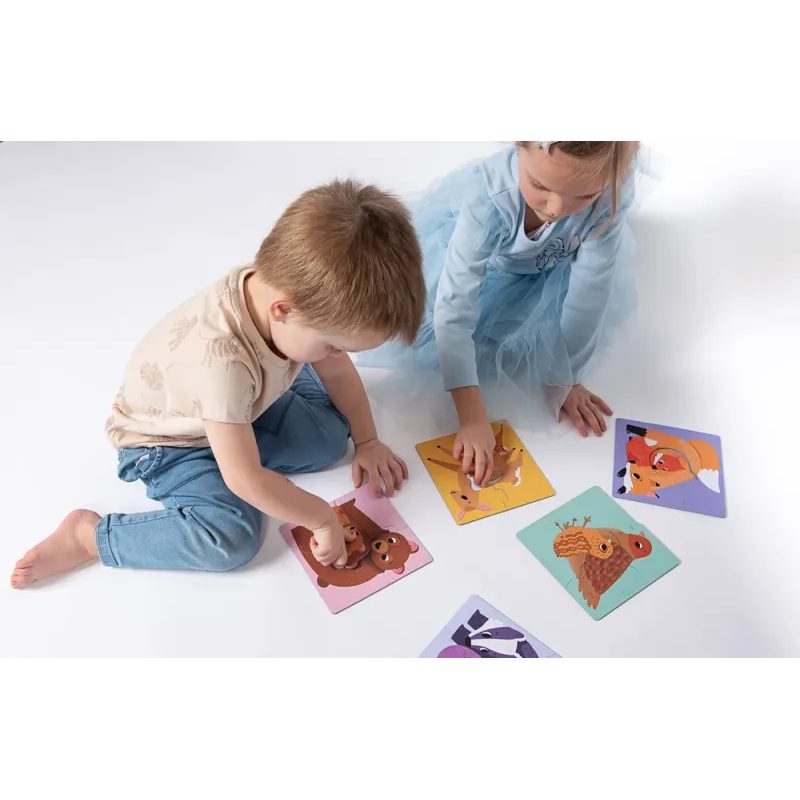 KukiKuk - Véééliké puzzle: Mláďata s mámou