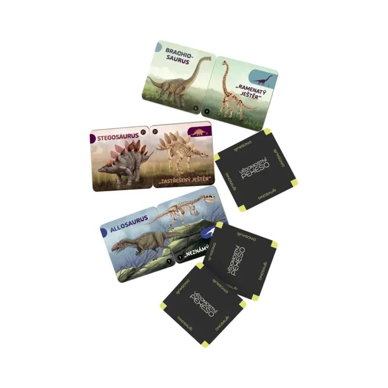 Vědomostní pexeso: Dinosauři